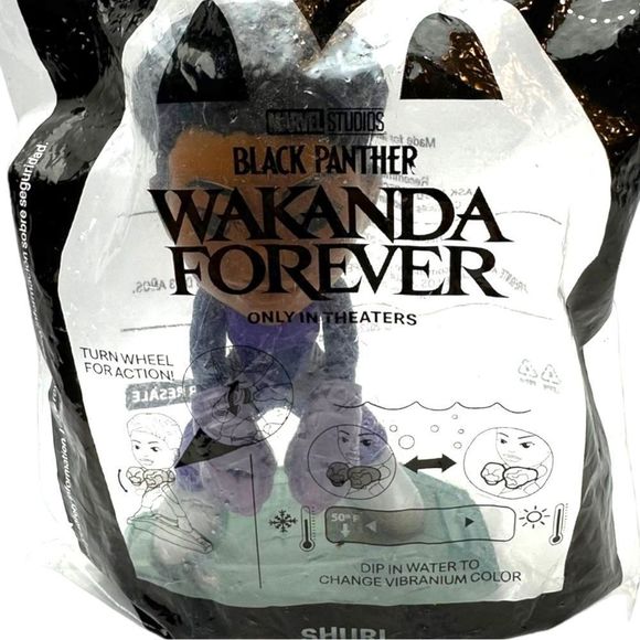 McDonald's Happy Meal Toys Wakanda Forever  Namora, Shuri,‎ & Attuma 2022  NIP - Picture 2 of 8